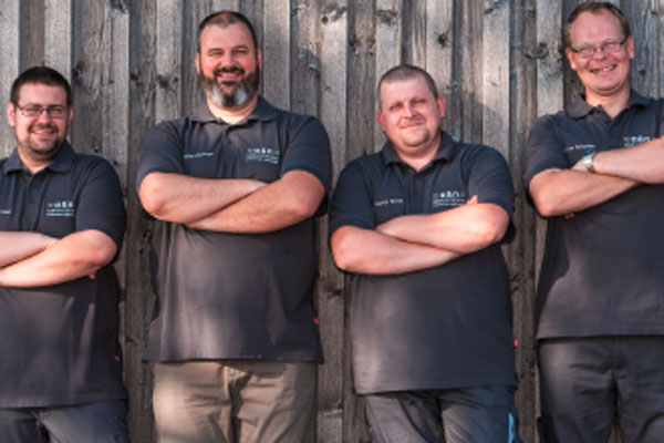 Unser Team des Sanitärbetrieben a&n Gebäudetechnik